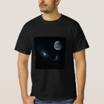 T-shirts de l'espace sombre
