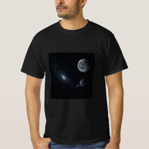 T-shirts de l'espace sombre