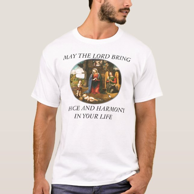 T-shirts de naissance de Jésus-Christ (Devant)