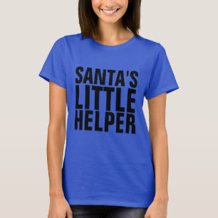 T-shirts de Noël amusants, PÈRE NOËL PETITE AIDE