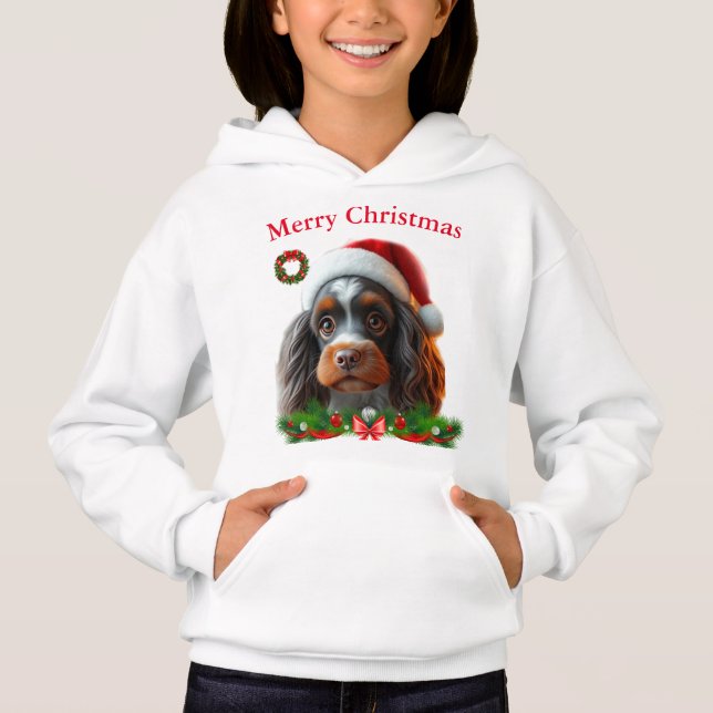 T-shirts de Noël pour chiens mignons (Devant)