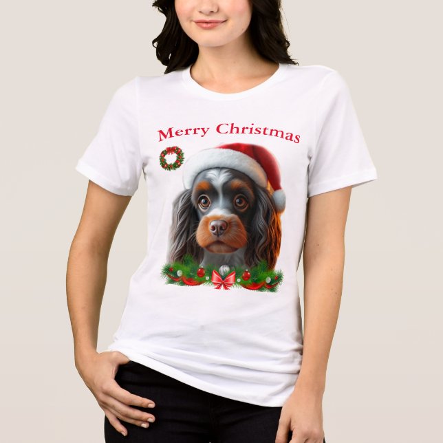 T-shirts de Noël pour chiens mignons (Recto)