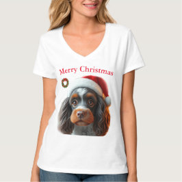 T-shirts de Noël pour chiens mignons