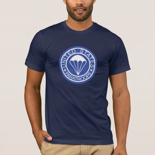 T-shirts de parachutistes des USA (Devant)