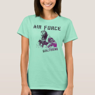 T-shirts de petite amie de la Force aérienne