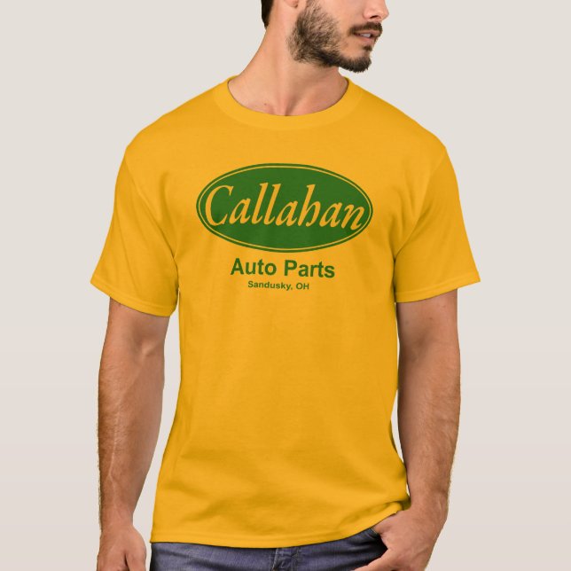 T-shirts de pièces d'auto de Callahan (Devant)