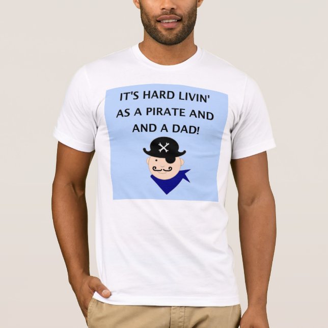 T-shirts de pirate pour le papa (Devant)