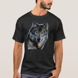 T-shirts de portrait de loup