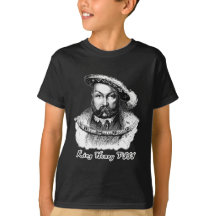 T-shirts de portrait du Roi Henry VIII, sacs