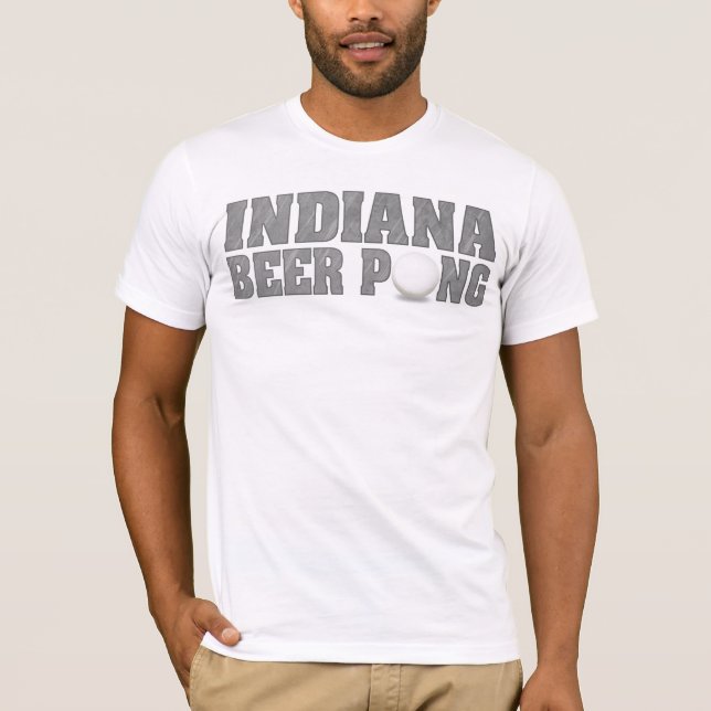 T-shirts de puanteur de bière de l'Indiana (Devant)