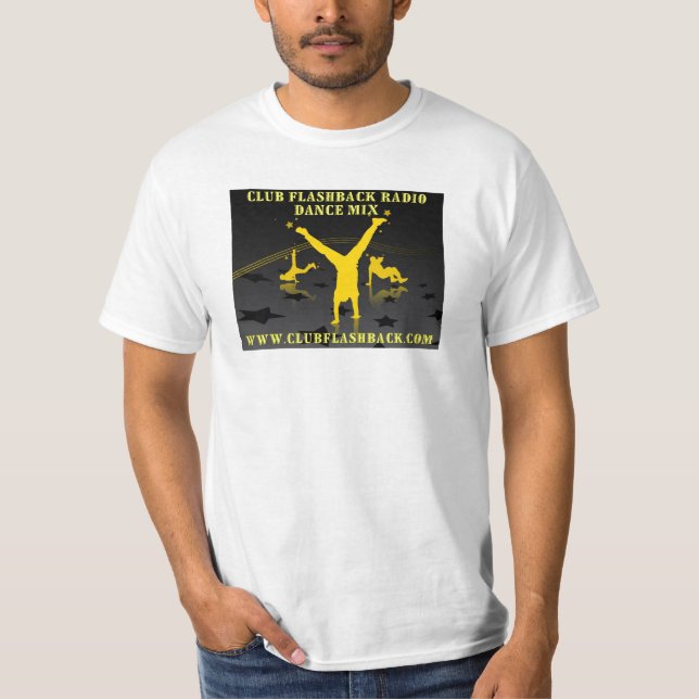 T-SHIRTS DE RADIO DE RETOUR EN ARRIÈRE DE CLUB (Devant)