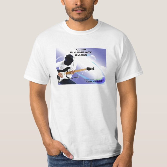 T-SHIRTS DE RADIO DE RETOUR EN ARRIÈRE DE CLUB (Devant)