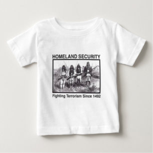 T-shirts de sécurité de patrie de Natif américa