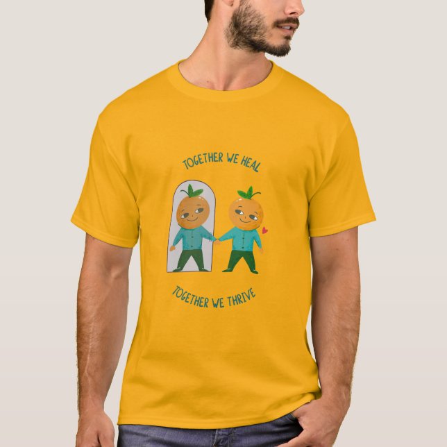 T-shirts de sensibilisation à la santé mentale (Devant)