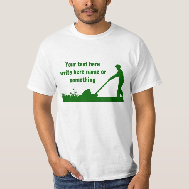 t-shirts de soins de pelouse (Devant)