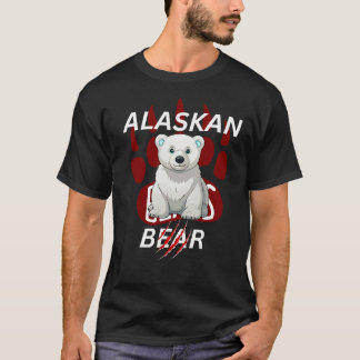 T-Shirts de Survie d'Ours d'Alaska
