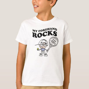 T-shirts de tennis pour enfants avec un slogan amu