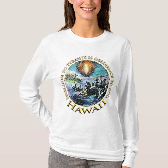 T-shirts de thé d'Hawaï (Devant)