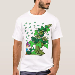 T-shirts de tige de haricot