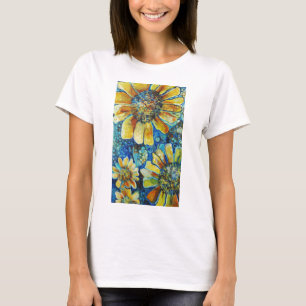 T-shirts de tournesols et de Polk-un-Points
