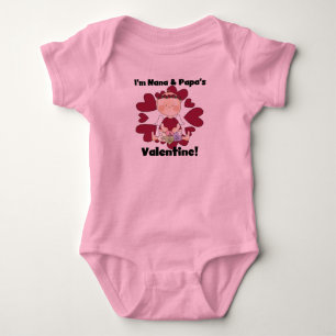 T-shirts de Valentine de Nana et du papa