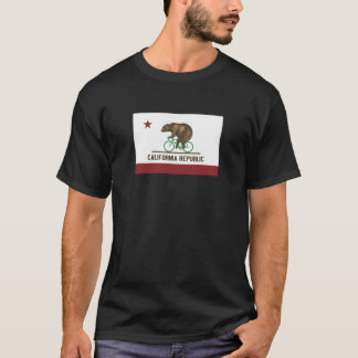 T-shirts de vélo d'ours de la Californie