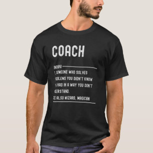 T-shirts Définition d'entraîneur Titre de poste dr