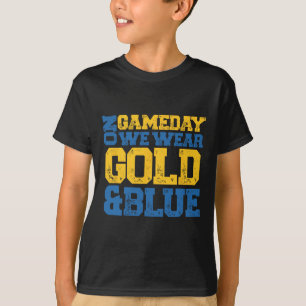 T-Shirts der Blue and Gold Game Day Group für High