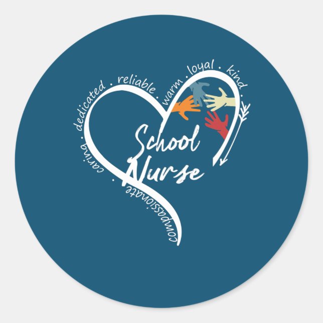 T-Shirts der Funny School kehren zurück zur Schule Runder Aufkleber (Vorderseite)