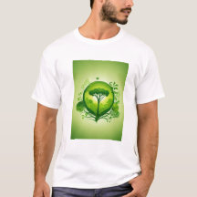 "T-Shirts der grünen Welt - Tragen Sie Ihre Liebe 