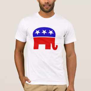 T-shirts des éléphants républicains