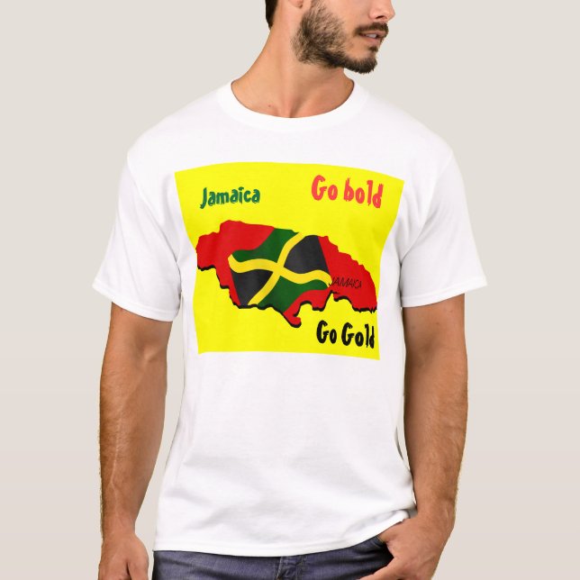 T-shirts des Jeux Olympiques de Jamaïque (Devant)