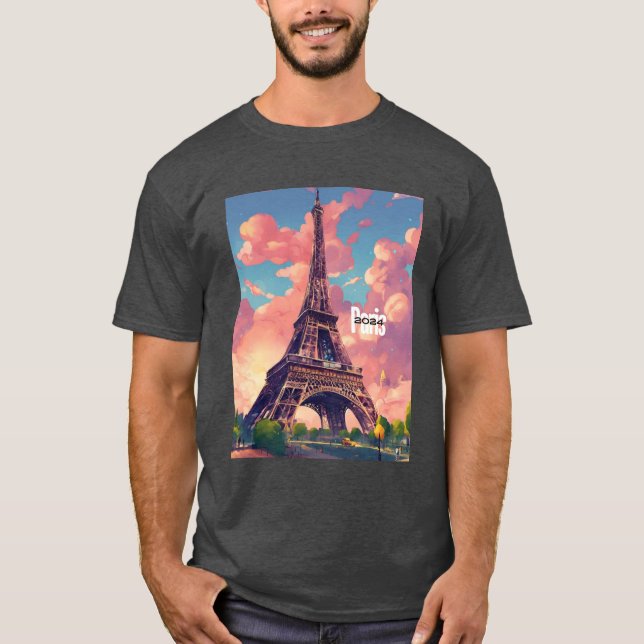 T-shirts des Jeux Olympiques de Paris (Devant)