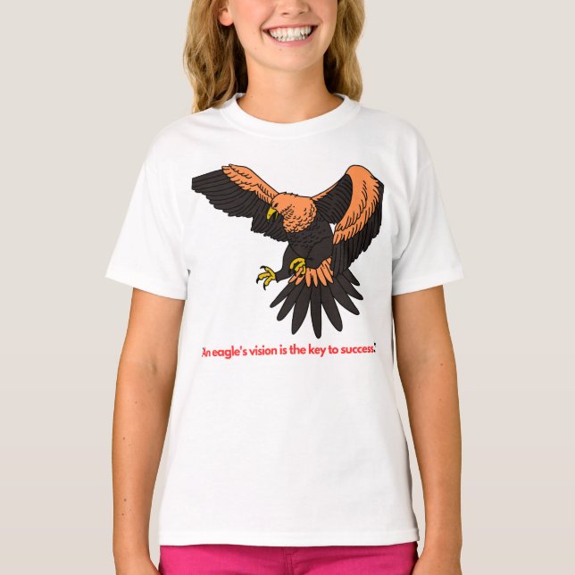 T-shirts design customisés Eagle's Eye Premium (Devant)