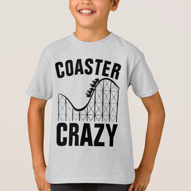 T-shirts DESSOUS DE VERRE ROLLERCOASTER (Devant)
