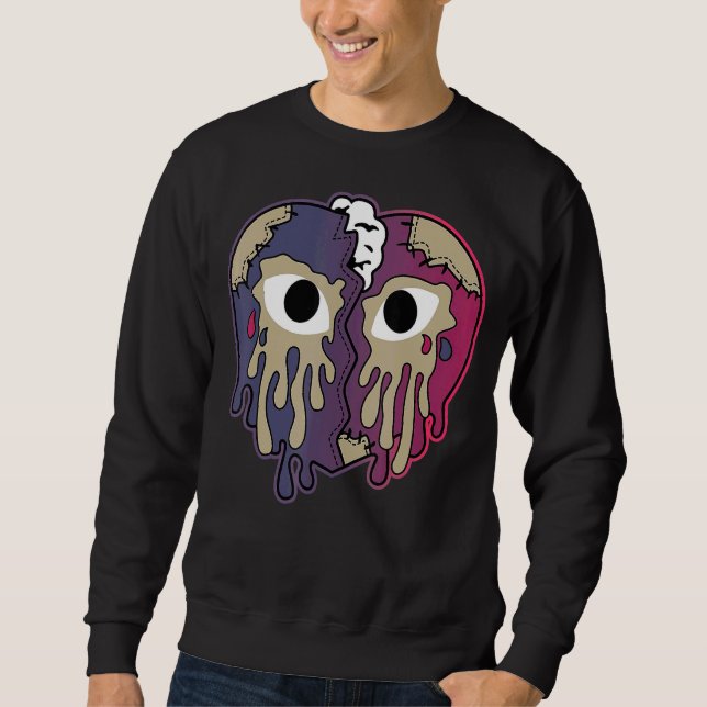 T-Shirts, die das Herz zerreißen, Match-Sneaker-Ma Sweatshirt (Vorderseite)