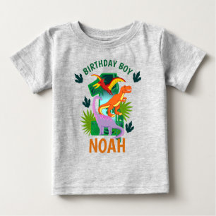 T-shirts Dinosaur de premier anniversaire