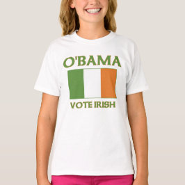 T-shirts d'Irlandais de vote d'Obama