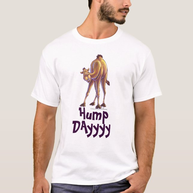 T-shirts diurnes de pomme de chameau (Devant)