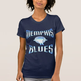 T-shirts d'obscurité de bleus de Memphis