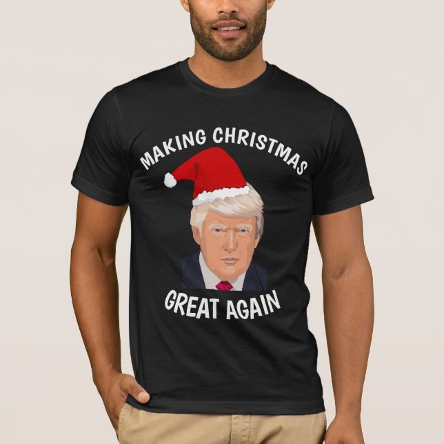 T-shirts DONALD TRUMP CHRISTMAS (Devant)