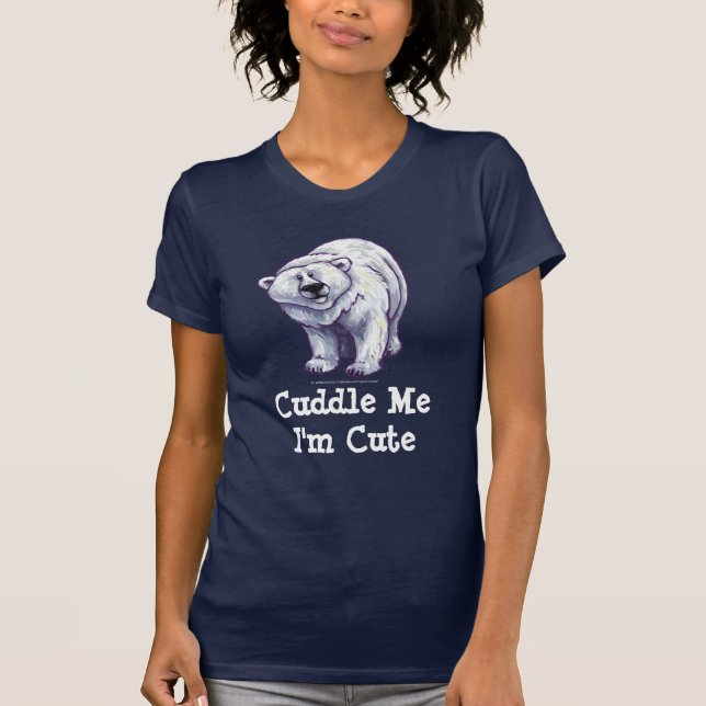 T-shirts d'ours blanc (Devant)