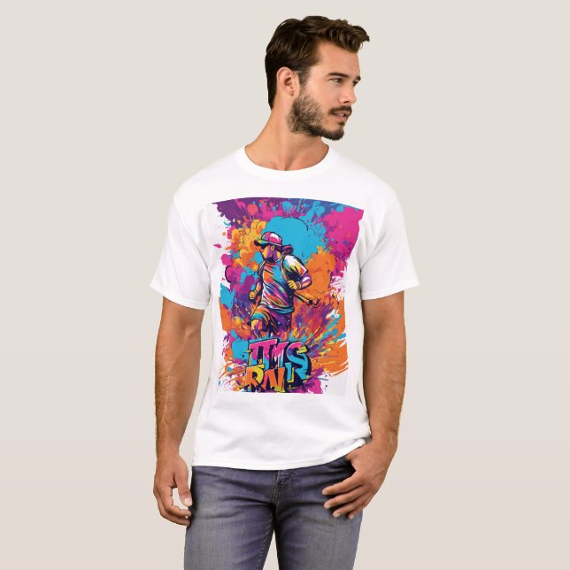 T-shirts Dreamy Watercolor avec flair artistique (Devant entier)
