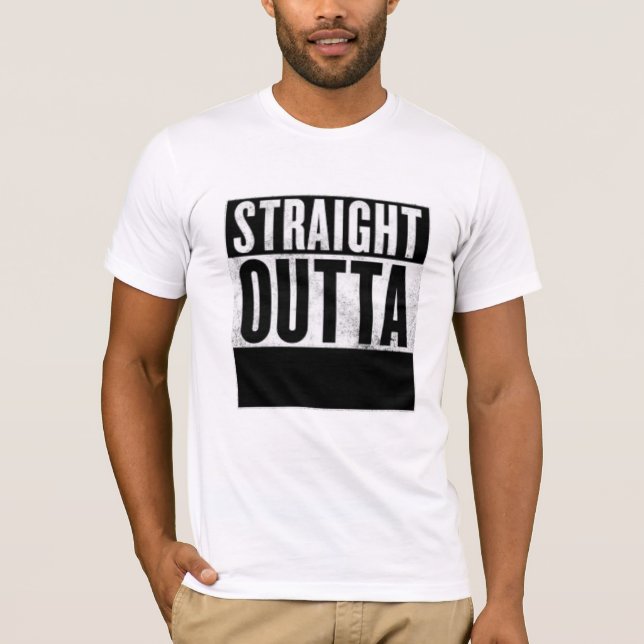 T-shirts DROIT OUTTA PERSONNALISER (Devant)