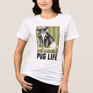 T-shirts drôles de CHIEN, vie de PUG