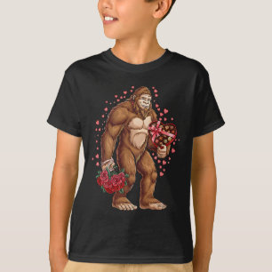 T-shirts drôles de la Saint-Valentin de Tigre Cœur