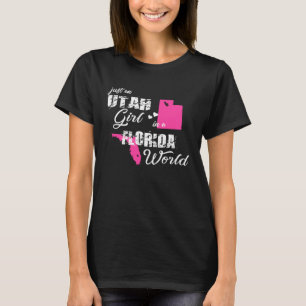 T-shirts drôles de l'Utah Juste une fille de l'Uta