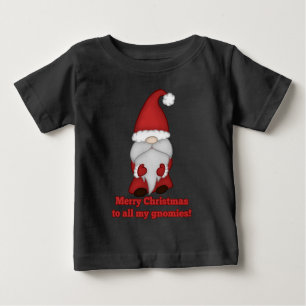 T-shirts drôles de Noël avec des gnomes