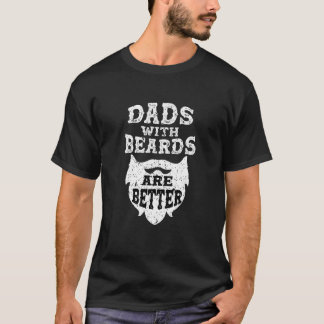 T-shirts drôles pour papas avec barbe sont mieux p