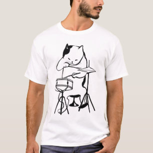 T-shirts DRUM, Cat DRUMMER